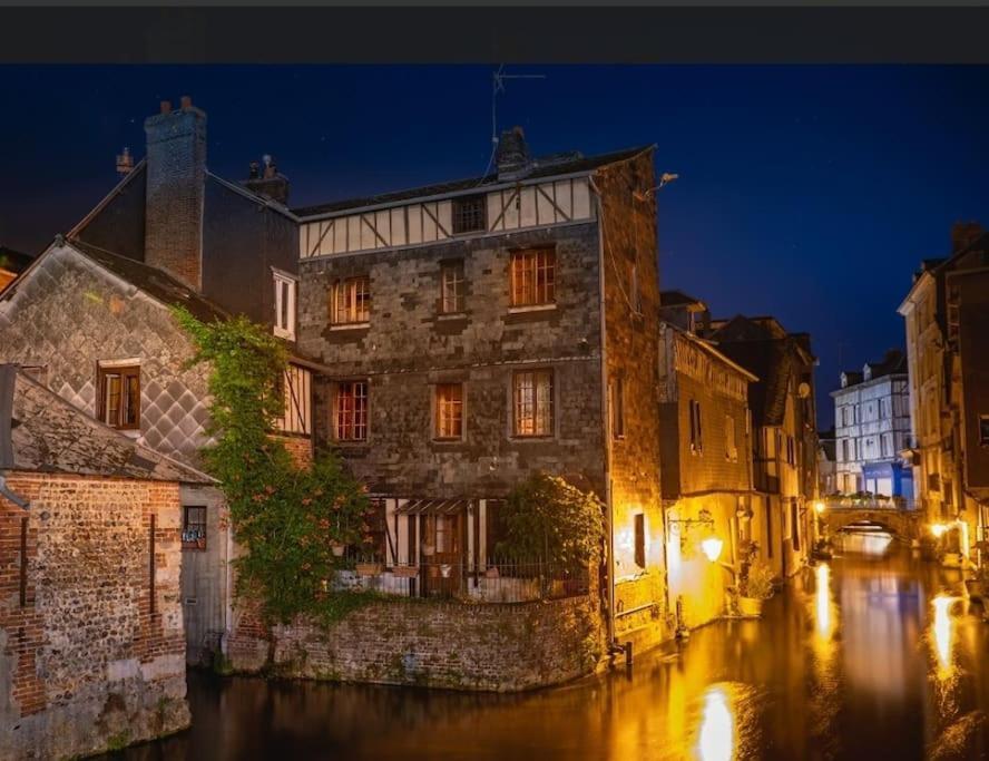 Appartement Chic Et Normand, Parking Facile, Wifi Hd à Pont-Audemer Extérieur photo