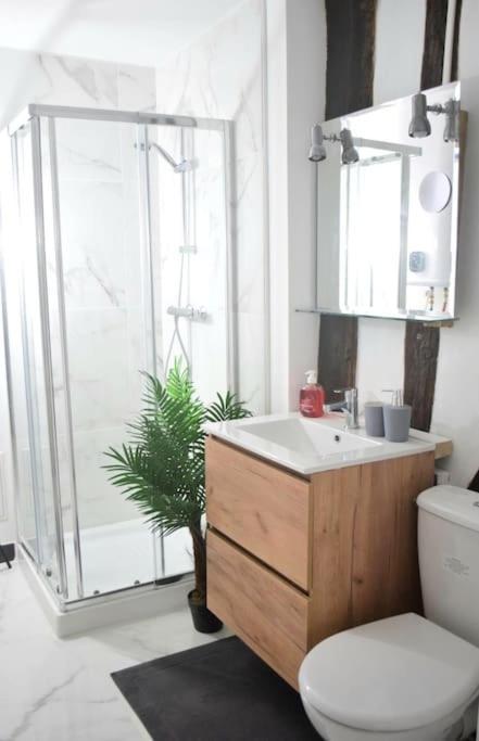 Appartement Chic Et Normand, Parking Facile, Wifi Hd à Pont-Audemer Extérieur photo